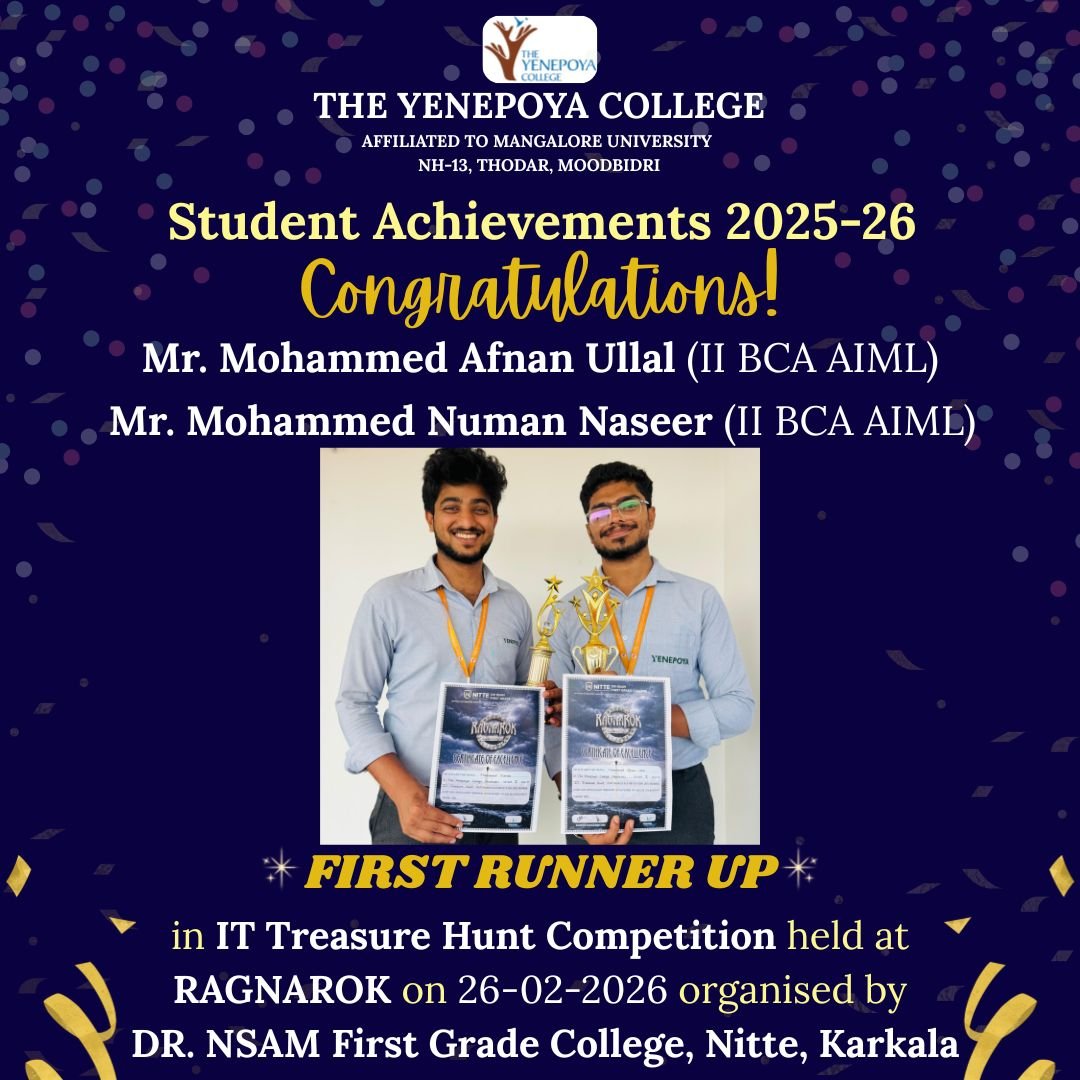 First Runner-Up in IT Treasure Hunt Competition at RAGNAROK 2026